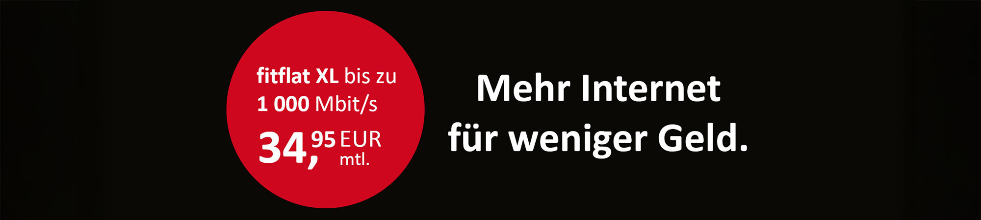 Schwarzer Hintergrund, mit dem Slogan 